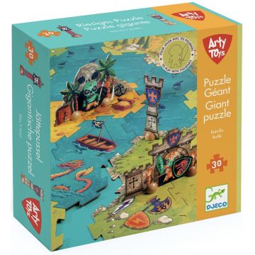Puzzle educațional Djeco Arty Toys - Bătălia