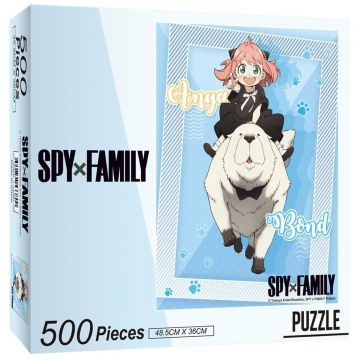 Puzzle Great Eastern Entertainment 500 de bucăți - Spy x Family: Anya & Bond