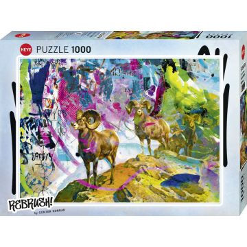 Puzzle Heye din 1000 piese - Coarne mari