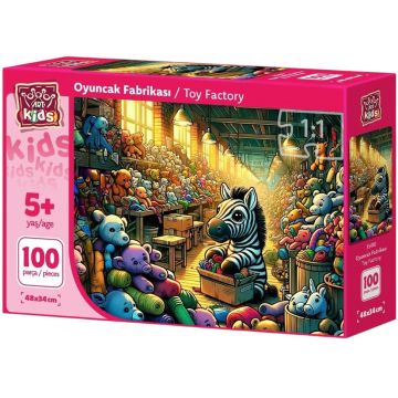 Puzzle pentru copii Art Puzzle din 100 piese - Fabrică de jucării
