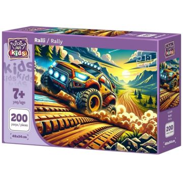 Puzzle pentru copii Art Puzzle din 200 piese - Raliu