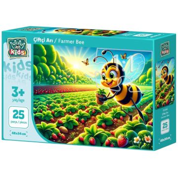 Puzzle pentru copii Art Puzzle din 25 piese XXL - Albină fermieră