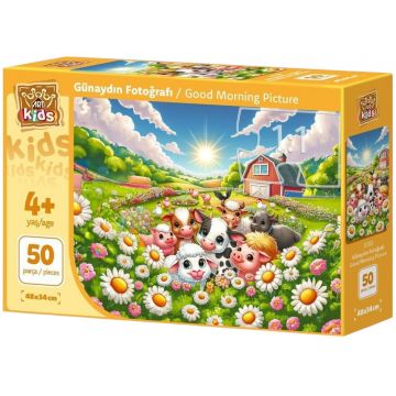 Puzzle pentru copii Art Puzzle din 50 piese  XXL - Zâmbete de dimineață