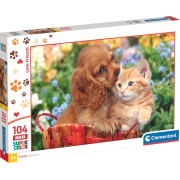 Puzzle pentru copii Clementoni din 104 piese - Prieteni dulci