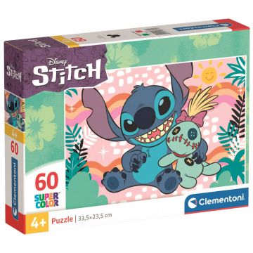 Puzzle pentru copii Clementoni din 60 piese - Stitch