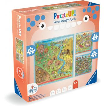 Puzzle pentru copii Ravensburger 3 în 1 - Istorie