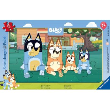 Puzzle pentru copii Ravensburger din 15 piese - Bluey