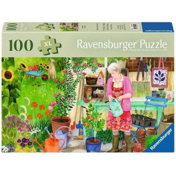 Puzzle Ravensburger din  100 XL piese - Grădinărit