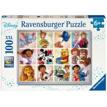 Puzzle Ravensburger din 100 XXL piese - Personajele Disney