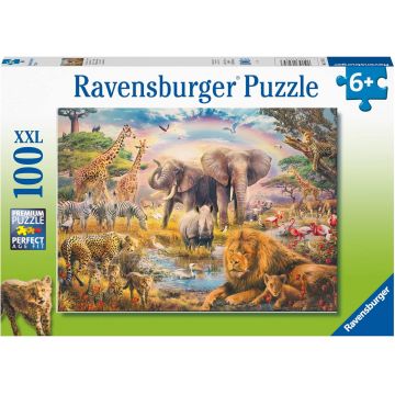 Puzzle Ravensburger din 100 XXL piese - Safari african