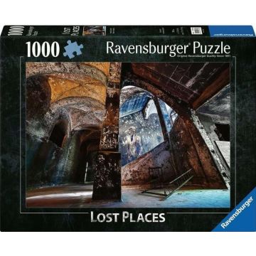 Puzzle Ravensburger din  1000 piese - Casă alpină cu graffiti