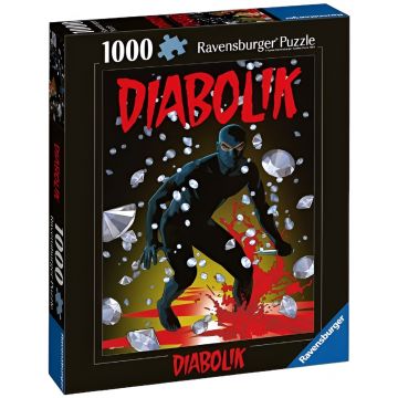 Puzzle Ravensburger din 1000 piese - Diabolik: În căutarea diamantelor