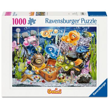 Puzzle Ravensburger din 1000 piese - Gelini sub apă