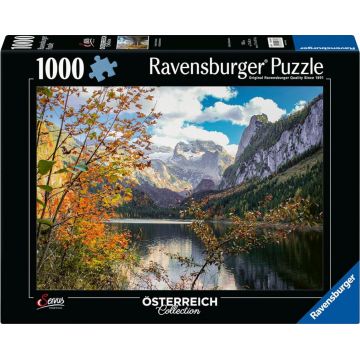 Puzzle Ravensburger din 1000 piese - Lacul Gosau