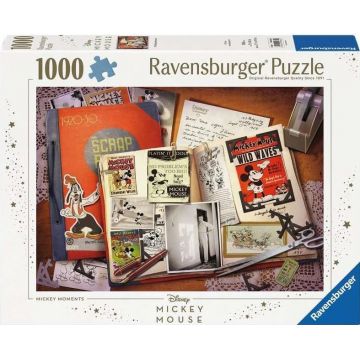 Puzzle Ravensburger din  1000 piese - Momente Mickey Mouse, 1930