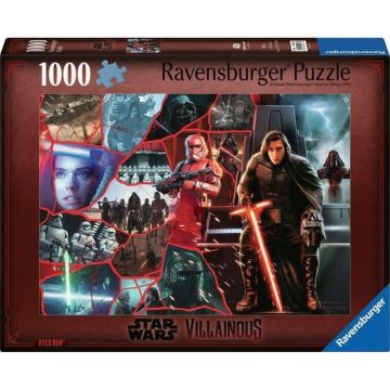 Puzzle Ravensburger din 1000 piese -Războiul Războiului Stelelor: Kylo Ren
