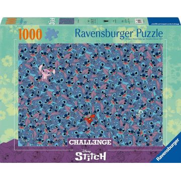 Puzzle Ravensburger din  1000 piese - Stitch Challenge