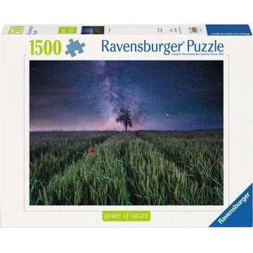 Puzzle Ravensburger  din  1500 piese - Cer de noapte deasupra câmpurilor