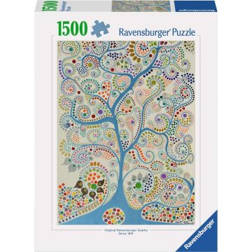 Puzzle Ravensburger din  1500 piese - Copacul albastru