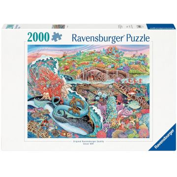 Puzzle Ravensburger din  2000 piese - Povestea de mare