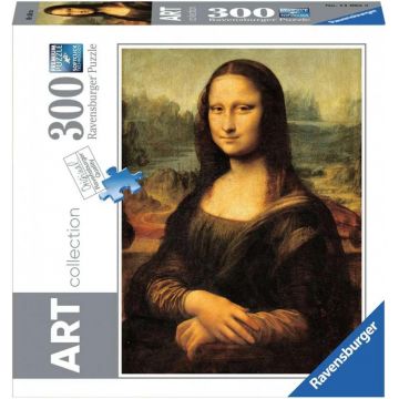 Puzzle Ravensburger din 300 piese - Leonardo Da Vinci: Mona Lisa