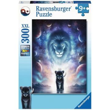 Puzzle Ravensburger din 300 XXL piese - Curajul leului