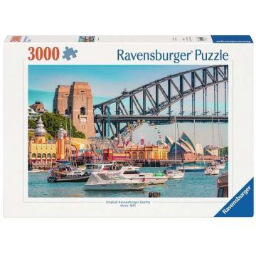 Puzzle Ravensburger din  3000 piese - Partea secretă a Sydney-ului