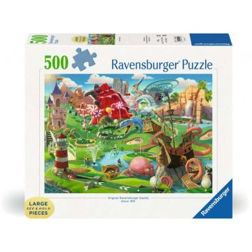 Puzzle Ravensburger din  500 piese - Țara Paradisului