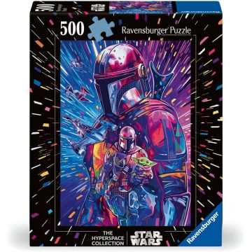 Puzzle Ravensburger din 500 piese - Star Wars, The Mandalorian