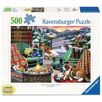 Puzzle Ravensburger din 500 XXL piese - După toată ziua