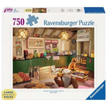 Puzzle Ravensburger din 750 XXL piese - Bucătărie confortabilă
