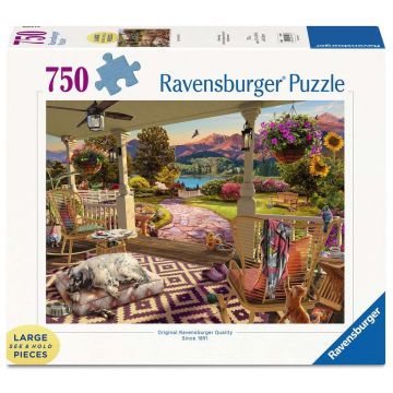Puzzle Ravensburger din 750 XXL piese - Verandă confortabilă