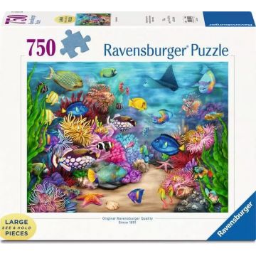 Puzzle Ravensburger din 750 XXL piese - Viața în reciful tropical