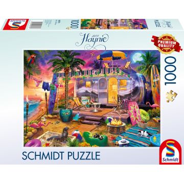 Puzzle Schmidt din 1000 piese - Casă pe roți