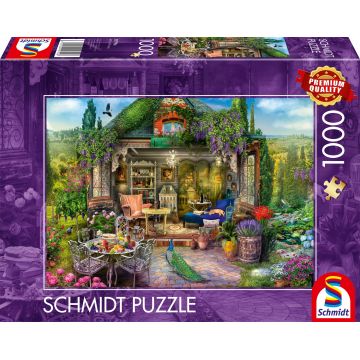 Puzzle Schmidt din 1000 piese - Grădina de vis printre vii