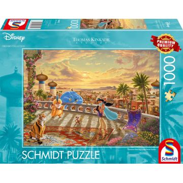 Puzzle Schmidt din 1000 piese - Jasmine: Dansează în apusul deșertului