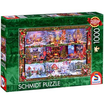 Puzzle Schmidt din 1000 piese - Salutări de anotimp
