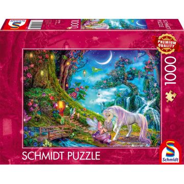 Puzzle Schmidt din 1000 piese - Seara cu lumina lunii