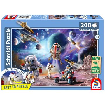 Puzzle Schmidt din 200 piese - Misiune spațială