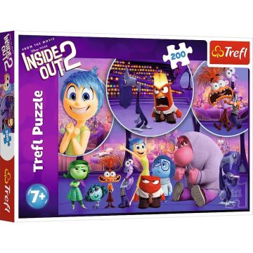 Puzzle Trefl din 200 piese - Emoțiile copiilor