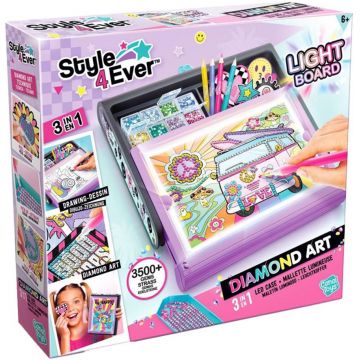 Set creativ 3 în 1 Canal Toys - Diamond Art