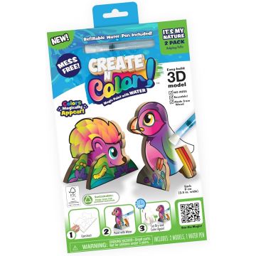 Set creativ Create N Colour - Ariciul și puffin