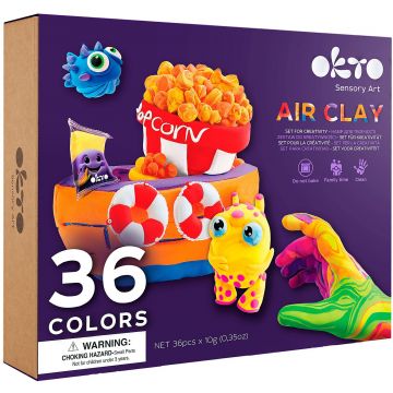 Set creativ cu plastilină Okto - 36 culori