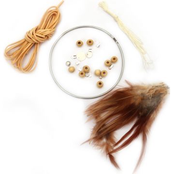 Set creativ Em Art  - Capcană de vis DIY , bej