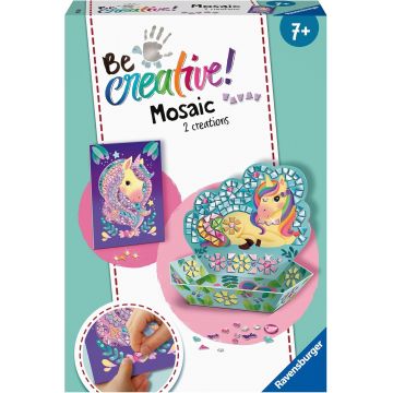 Set creativ Ravensburger - Unicorn, mozaic