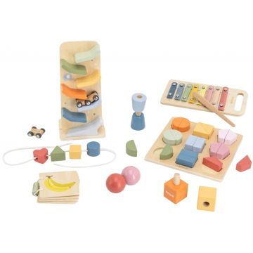 Set de joacă din lemn Viga Toys Polar B - Maturizează-te cu mine