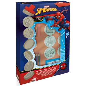 Set de ștampile Multiprint Spider-Man - 8 buc., cu mâner