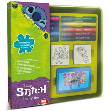 Set de ștampile Multiprint Stitch - 4 buc, cu 10 carioci