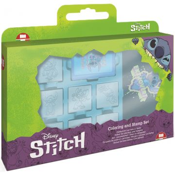 Set de ștampile Multiprint Stitch - 7 buc.,cu 3 carioci