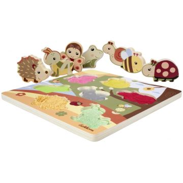 Set educațional Eichhorn - Puzzle cu animale, 8 piese